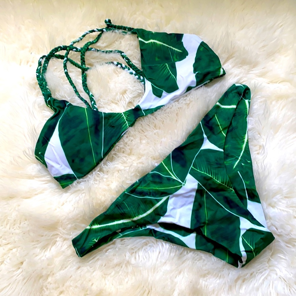 Cupshe Cheeky Gal Bikini 100% Polyester Large